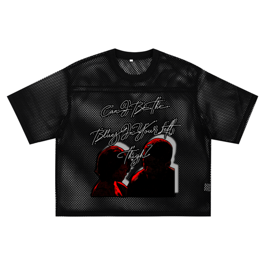 See-through Boxy Net T-shirt